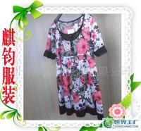 女士春夏新款大碎花短袖襯衫 時尚女裝批發(fā)指南